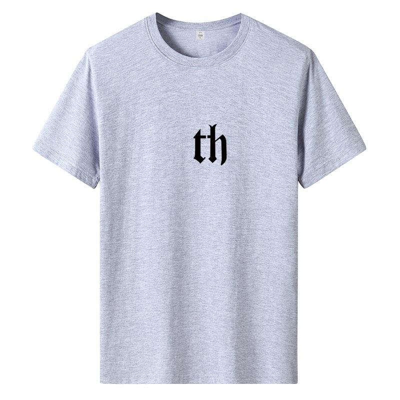 2025 Short-sleeved T-shirt Men And Women Letters Printed Simple Body Shirt Loose Basic Models Versatile Couple Casual Tops