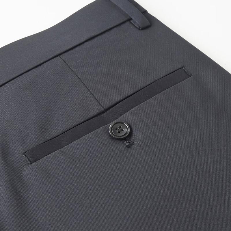 FIRS Men's Silk-Linen Blend Straight Leg Casual Pants