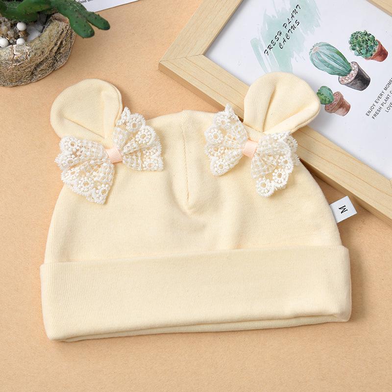 Adorable All-Season Cotton Baby Hat for Newborns - Warm and Protective for Autumn/Winter
