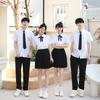 Summer College-Style School Uniform Set for Primary, Middle, and High School Students - Ideal for Chorus, Performances, Sports Events, and Graduation.
