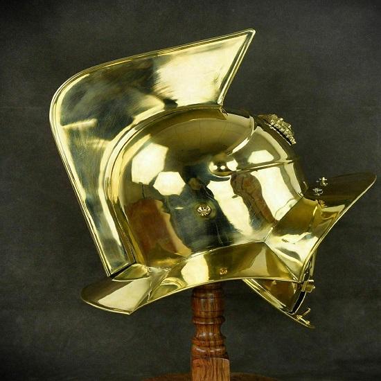 Handgefertigte mittelalterliche SCA LARP Stoffrüstung Mormile Gladiator Helm Replik