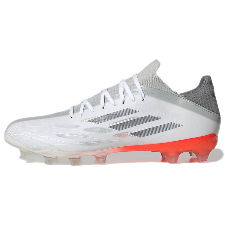 Adidas X Speedflow .2 Круглый носок На шнуровке Удобные AG HG Устойчивые к скольжению Прочные Футбольные бутсы Мужские Футбольные бутсы Белый Серый FY3259 40
