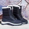 Winter Cotton Shoes Long Boots for Women Outdoor Plus Velvet Thickened Warm Snow Boots Large Size Women's Shoes