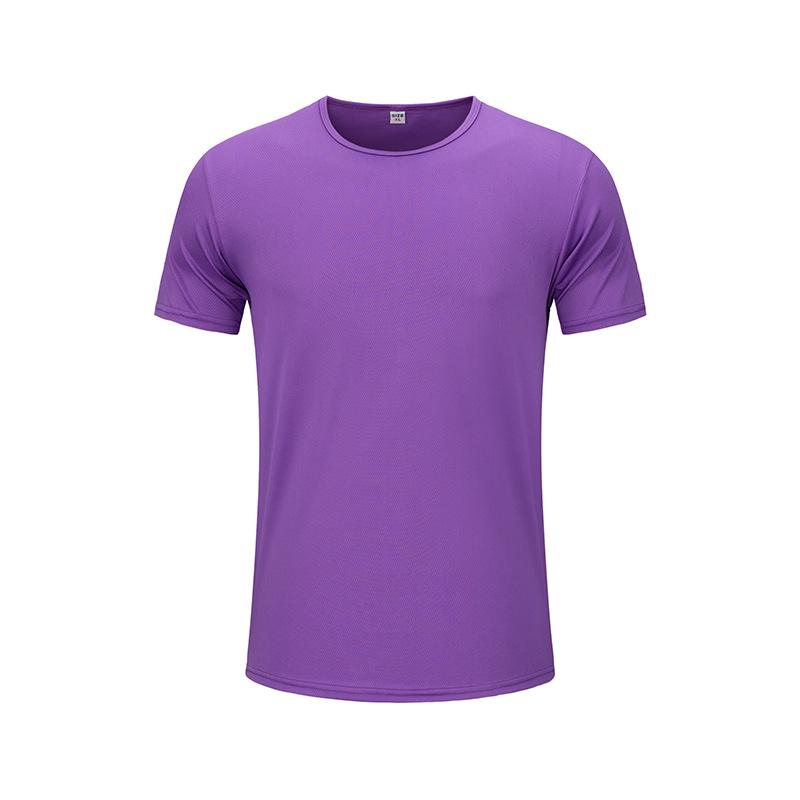 Custom Quick-Dry Short Sleeve Round Neck Sports Shirt with DIY Logo Printing