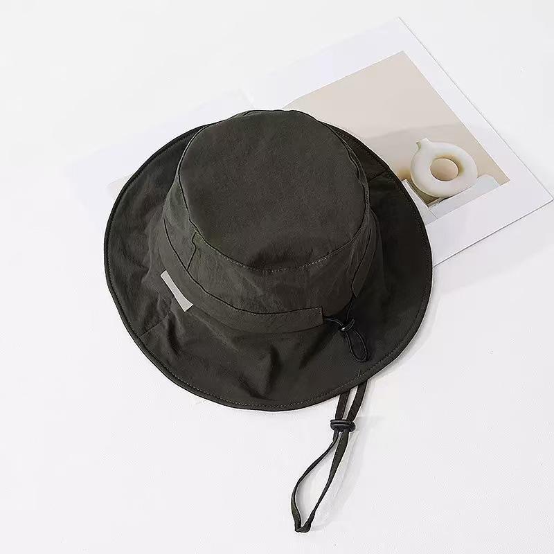 Quick-Dry Waterproof Wide Brim Bucket Hat for Summer Outdoors M (56-58cm) армия зеленый