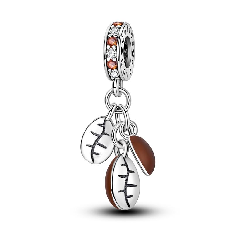 Girl Original Metal Pendant Charm Coffer Cup Pendant Fit Bangle Ideal for Make Your Own Accessories Accessory Gift Elegant Fashion Beautiful Lovely