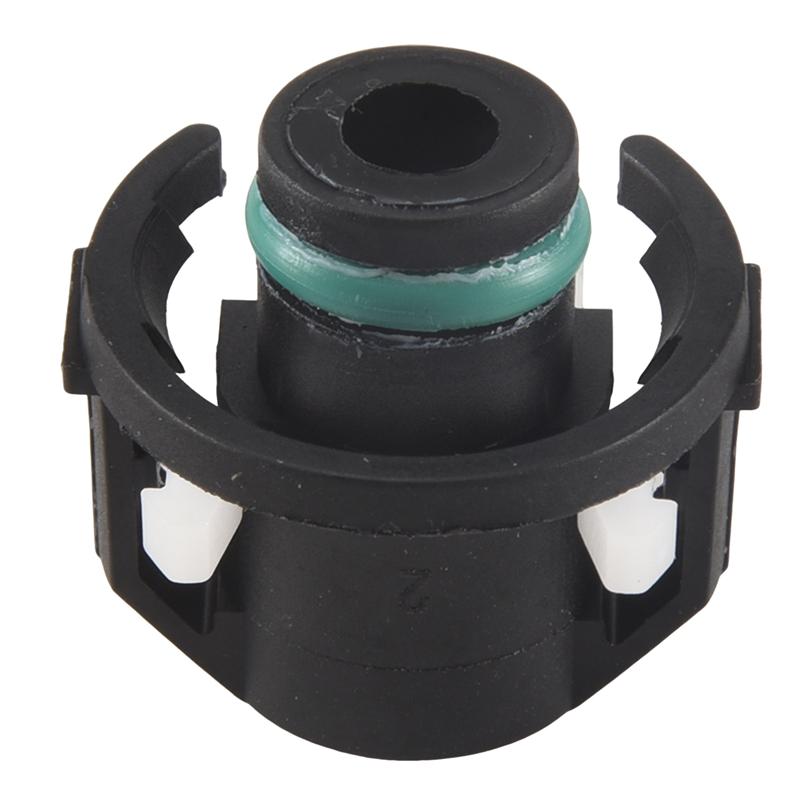 10Pcs Car Water Pipe Connector ID12-ID6-90 Degree L Type Fuel Pipe Quick Connector Fuel Pipe Connector чёрный