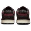 Nike Dunk Low SE Fleece - Burgundy Crush Women Sneakers Red Black White DQ7579-600