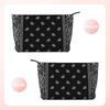 Custom Ethnic Bohemia Black Paisley Bandana Cosmetic Bag Women Cute Big Capacity Makeup Case Beauty Storage Toiletry Bags