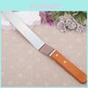 4-inch 5-inch 10-inch Stainless Steel Wooden Handle Butter Cream Spatula Curved Knife Cake Smoother