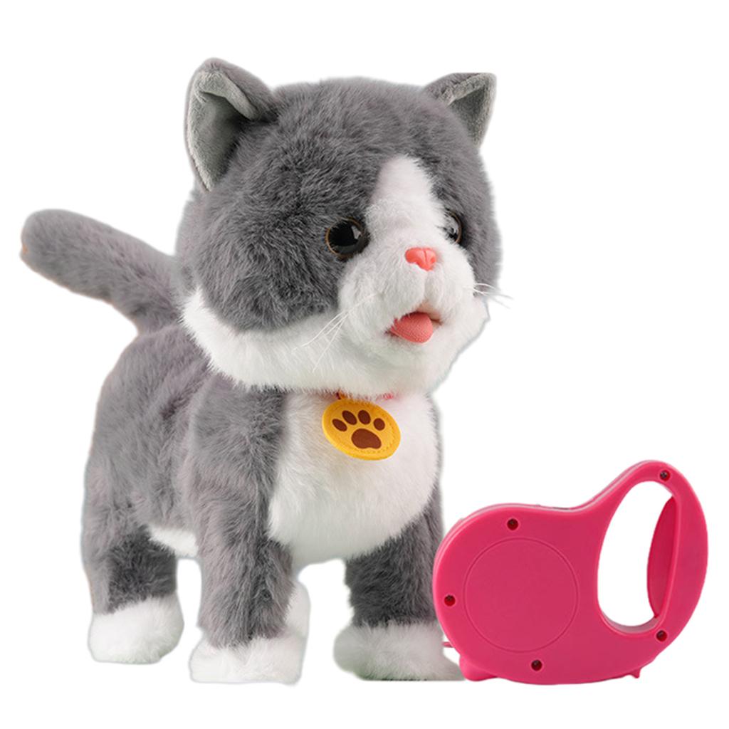 Electronic Toy Dogs That Walks and Barks Tail Wagging Plush Interactive Electronic Pets Tongue Licking Puppy Toys for Toddlers