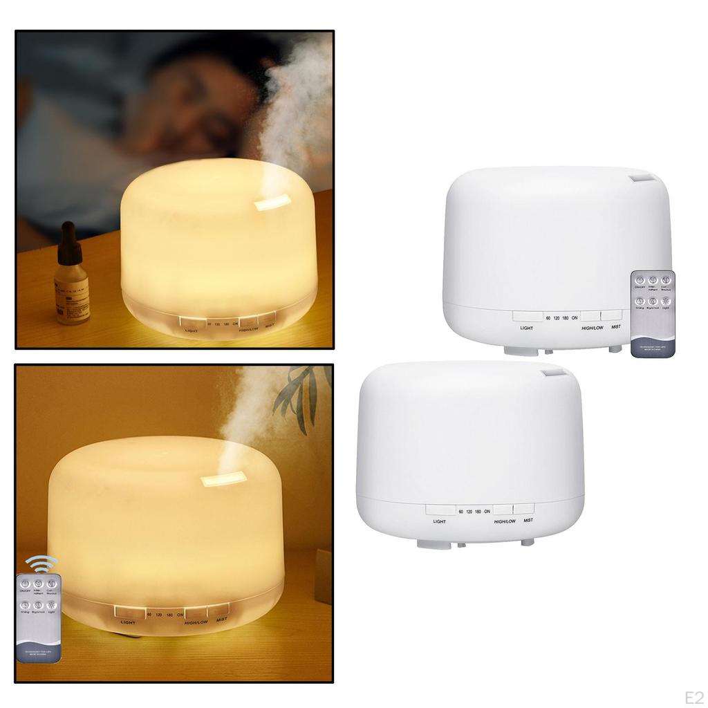 Diffuser Air Vaporizer Purifier Fogger Humidifiers Warm Light