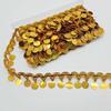 Lucky 10  Yards Rolls High Quality Gold Sequin Fringe Silver Spangle Tassel  Fringe  Dancing Sequin Beaded Tassel Various Color