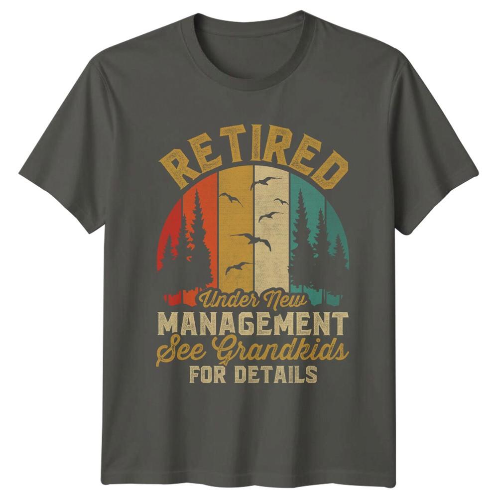 Retired Under New UnisexageUnisext See Grandkids TShirt RetireUnisext Gift S
