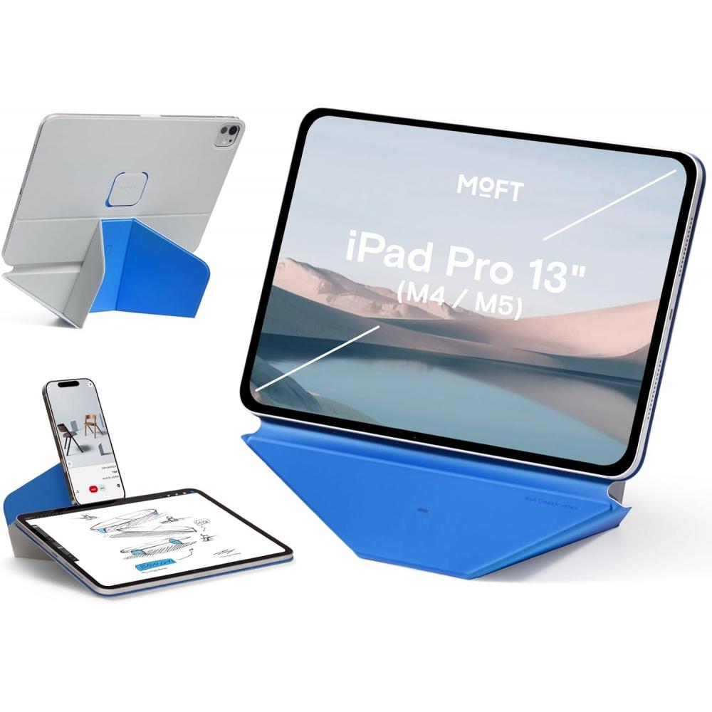 Динамический чехол-книжка Moft для iPad Pro M5 M4 2025 2024 13 дюймов с регулируемой подставкой