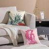 CChappellS RRoanS Cushion Cover Pillowcase Short Plush Invisible Zipper Room Sofa Cushion Cover