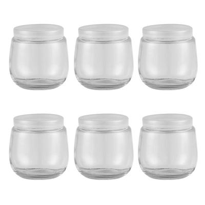 Ningzhao 200ml skleněné kelímky na jogurt a pudink