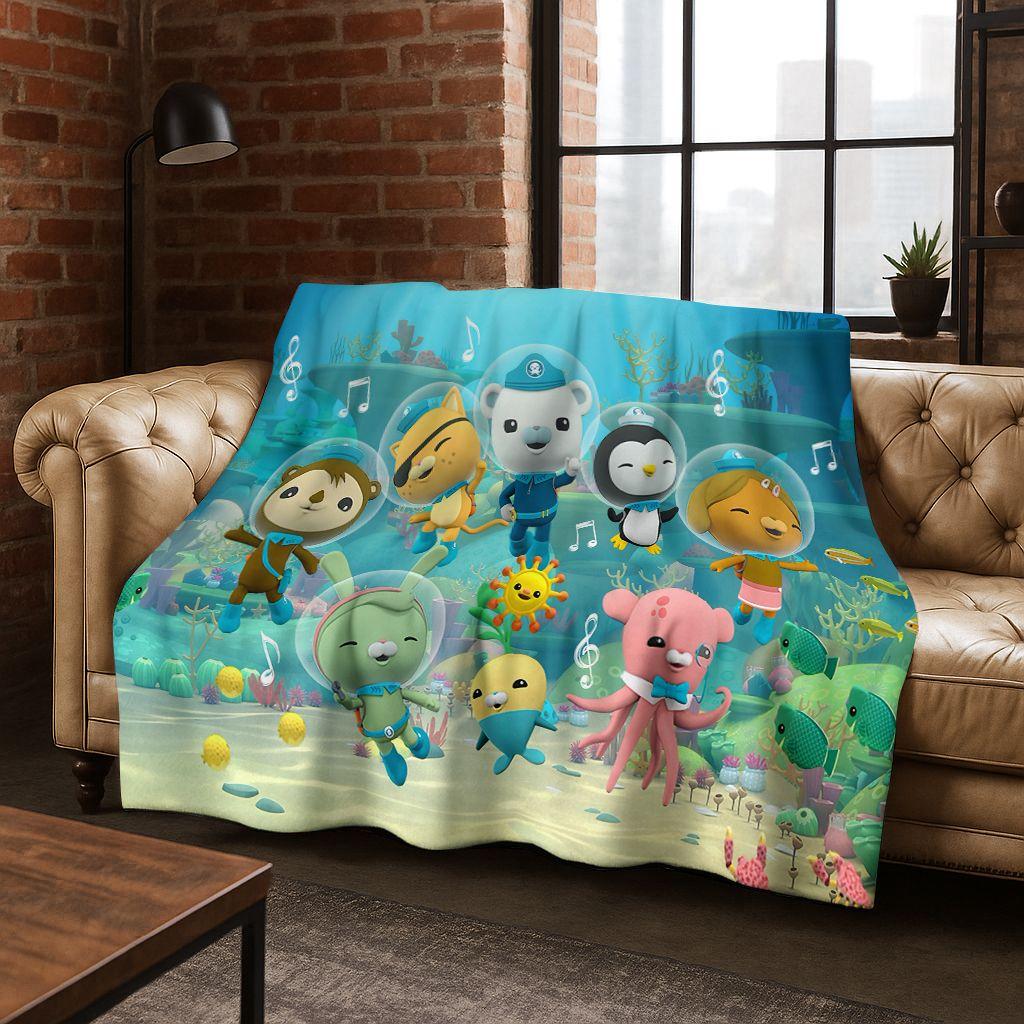26 Stil Octonauts Barnacles Cartoon Flanell Decke, Warme und Gemütliche Weiche Überwurfdecke für Zuhause Schlafzimmer Bett Sofa Abdeckung Kinder Geschenk