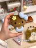 New Hello Kitty Keychain Cartoon Plush Bag Pendant Bow Soft Cute Girl Series Pendant Versatile Gift