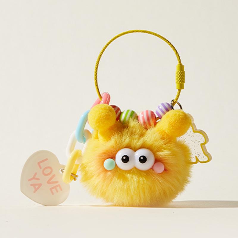 Charming Ladybug Blush Plush Keychain and Ornament