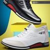 Men's Breathable Leather Shoes Black Soft Leather Soft Bottom  Casual Comfort Man Business Formal Wear Casual Shoes 2023