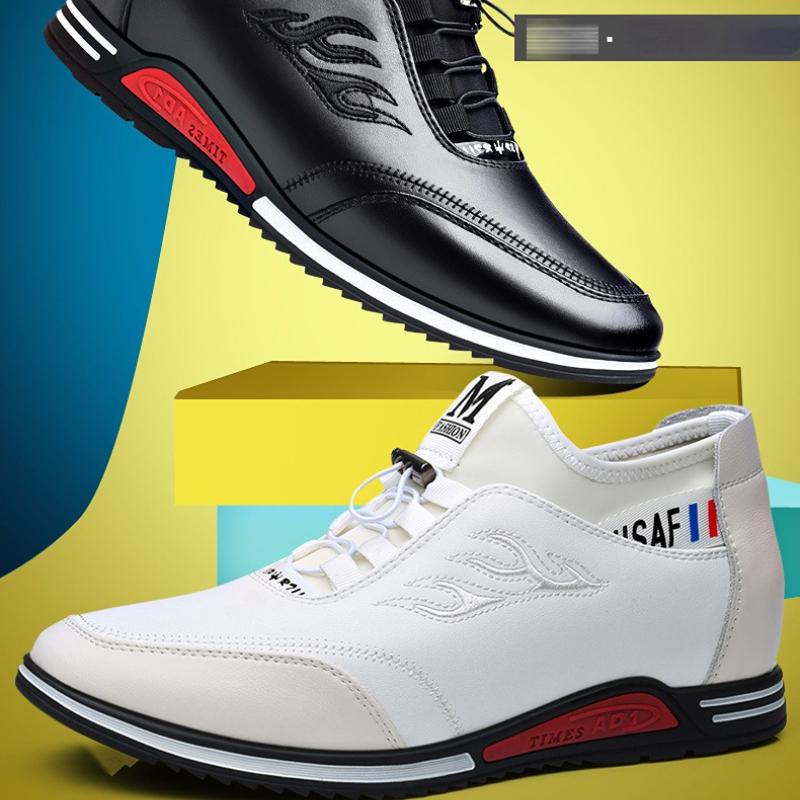 Men's Breathable Leather Shoes Black Soft Leather Soft Bottom  Casual Comfort Man Business Formal Wear Casual Shoes 2023