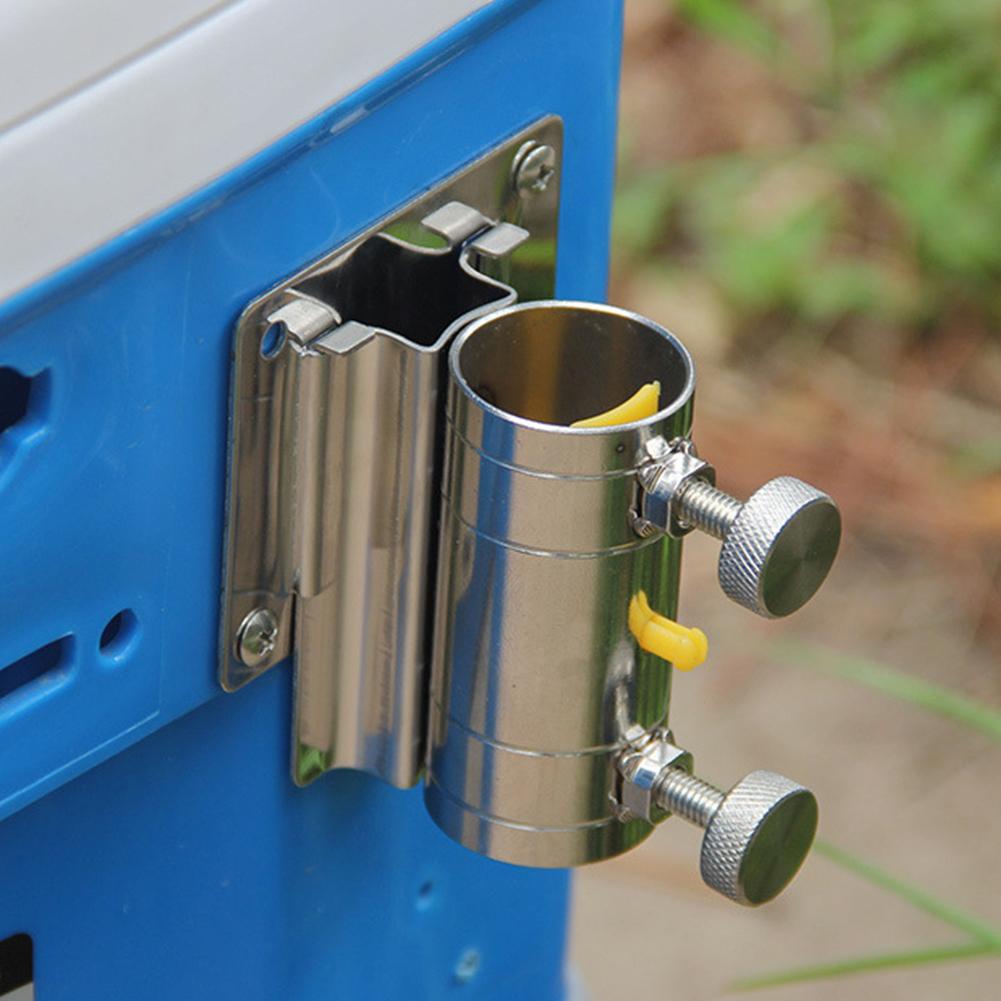 Fishing Umbrella Base Stand, Adjustable Steel For Fishing Holder Stand Base Bracket B Q3Z2