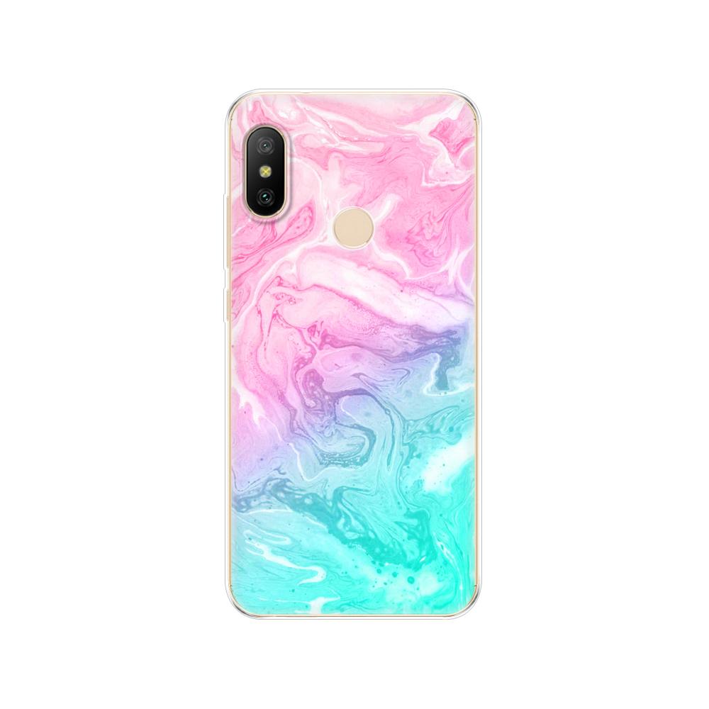 Silikonové pouzdro pro Xiaomi MI A2 LITE Case Full Protection Měkký tpu Zadní kryt Telefon Pouzdra pro Xiomi MI A2 LITE nárazník Coque