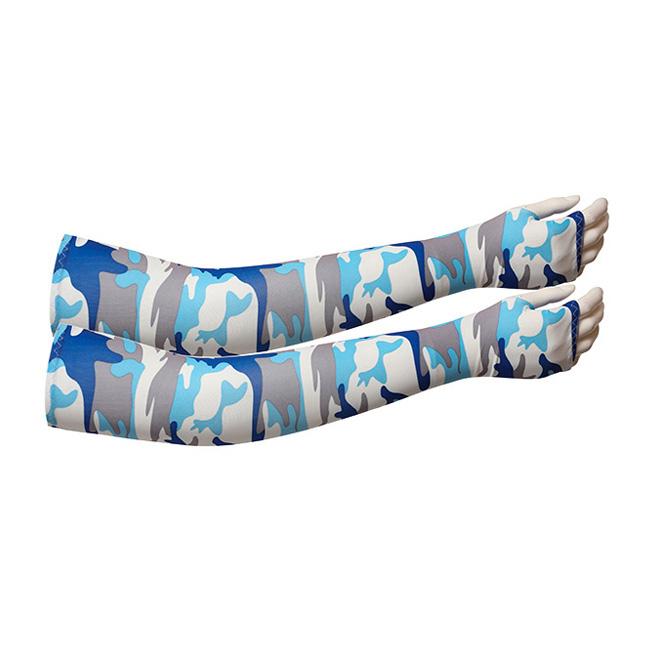 Wholesale Adult's Cooling Arm Sleeves Long Fingerless Gloves Anti-Slip Sun Protection Arm Sleeves