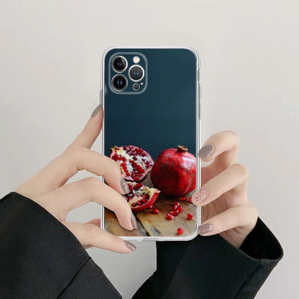 

Fresh Pomegranate Art Phone Case for iPhone 17 16 15 14 13 12 11 Series Pro Max Plus iphone 17 Pro