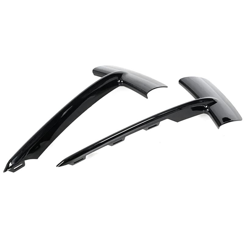 AA92-2PCS Front Bumper Lower Grille Trim Black For BMW F15 X5 2014-2018 51117325395 51117325396 Car Accessories