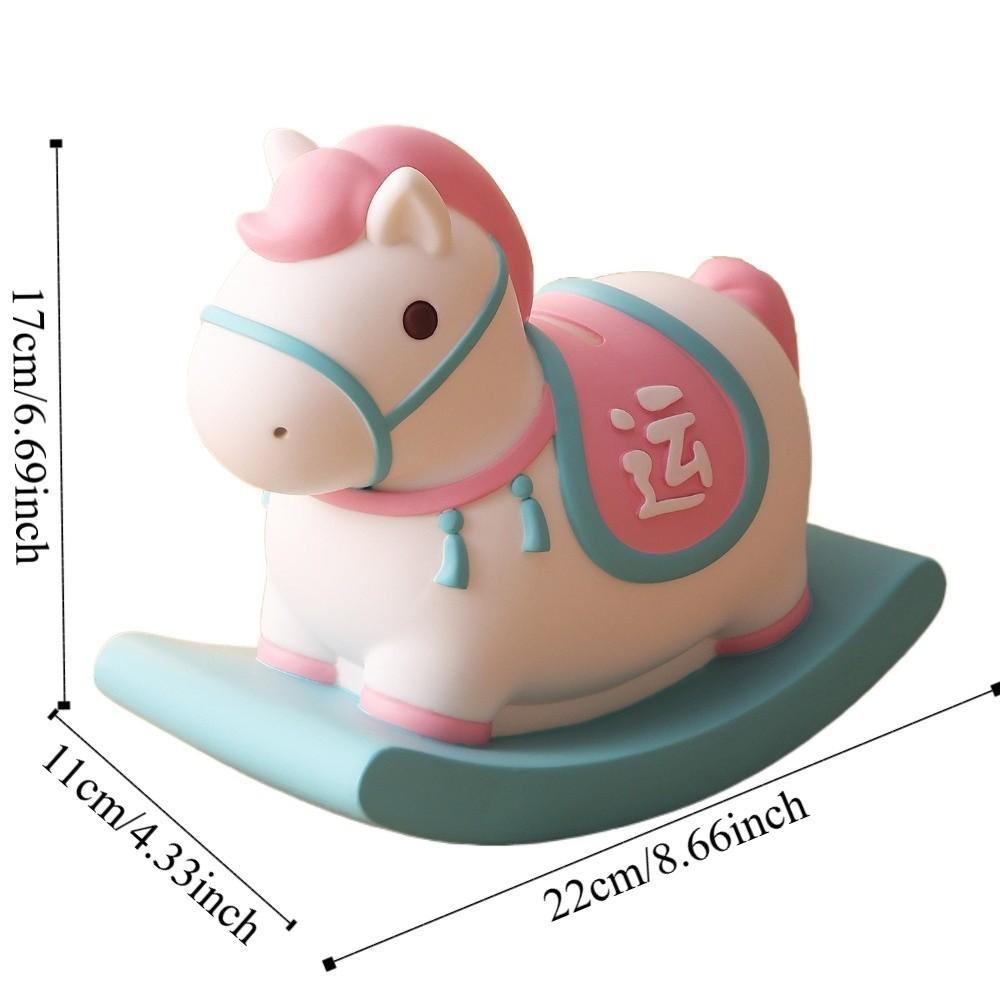 Savings Tank Cartoon Horse Money Boxes Anti Drop Horse Piggy Bank Ornament  Children/Kids