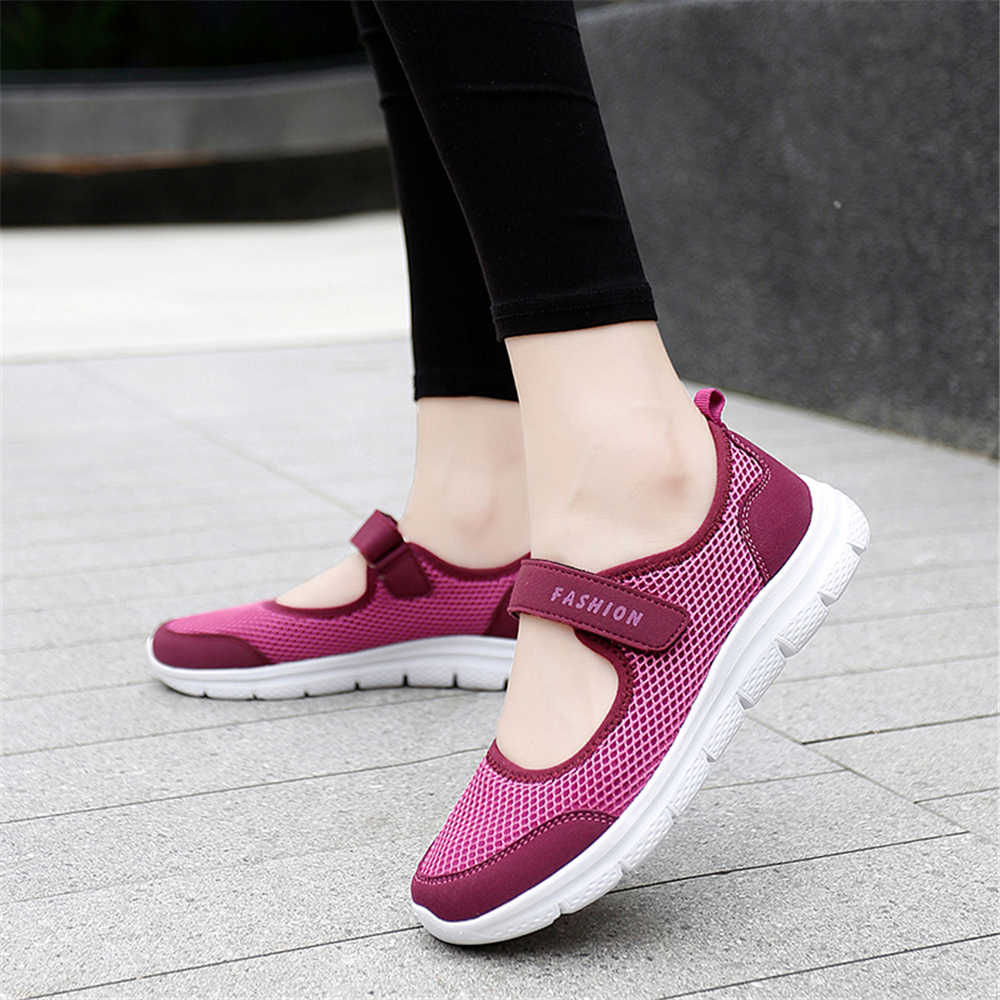 Fashion Breathable Sumer High Sole Women Sneakers Oxford Women's Heel Shoes Green Boots For Woman Sports Wide Foot New In Leisure