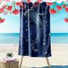 Whale Shark Night Sky Design Beach Towel Quick-drying for Travel Outdoor Sports Jogging Beach and Swimming