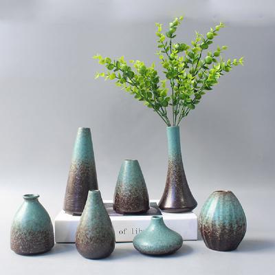 Ceramic Small Flower Vase Home Decoration Crafts Tabletop Ornament Simplicity Japanese-style Decoration