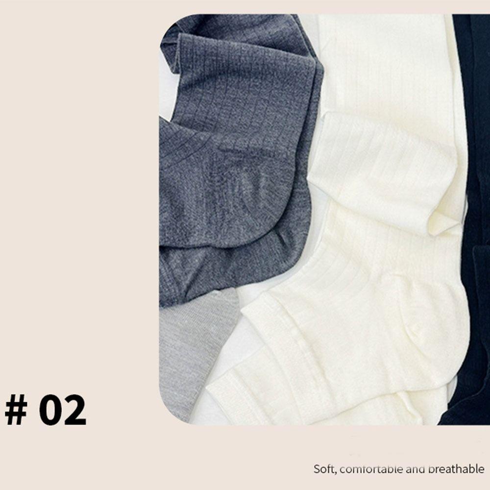 Solid Color Ice Silk  Long Socks Lolita Mid-tube Stocking Fashionable JK Calf Socks  Sweet Girls