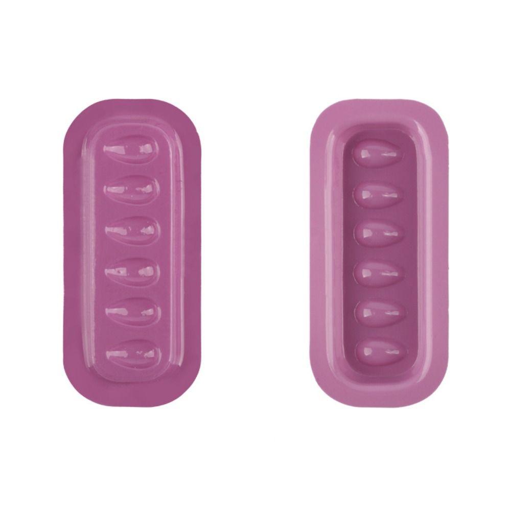 100PCS Adhesive Eyelash Glue Pallet Strip Shaped Plastic Gasket Palett Lash Adhesive Stand Pads