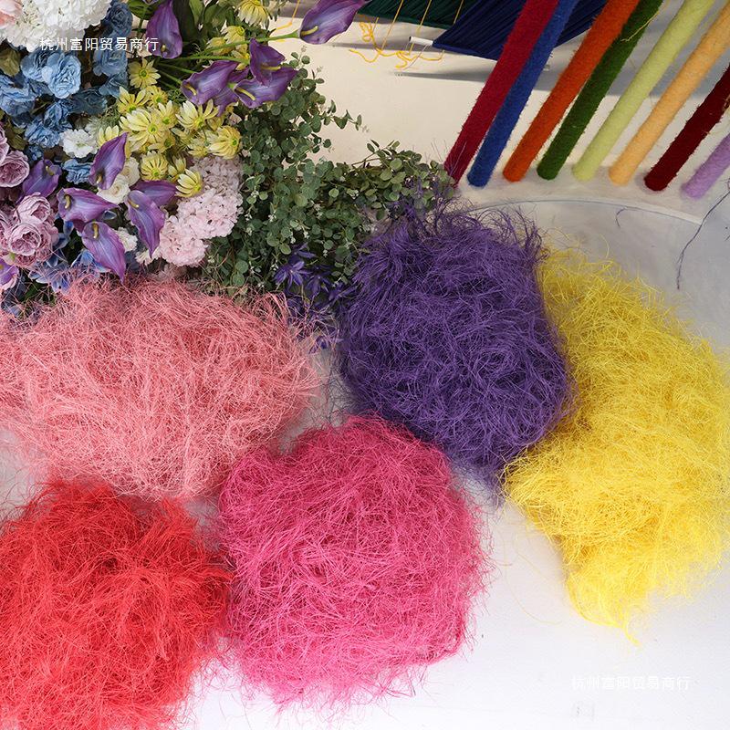 Raffia Linen Thread for Wedding, Holiday, and Floral Decor