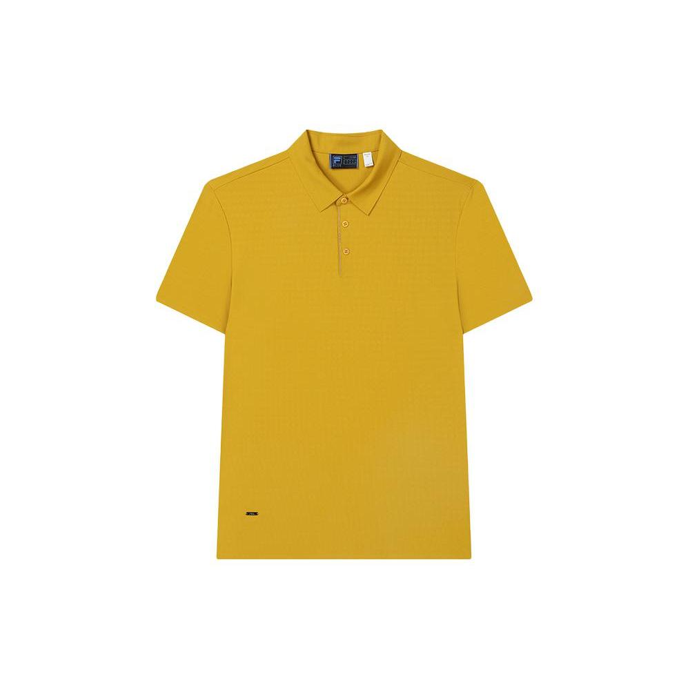 New FILA Polo Shirt Men's Sunset Yellow F11M422124F-YE