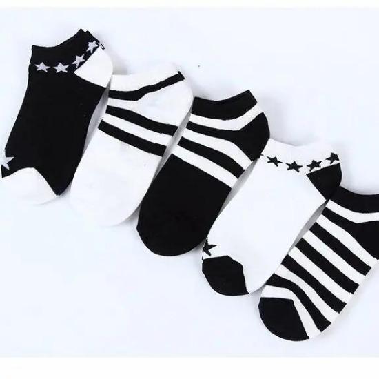 5 Pairs 10 Pairs Cotton Letters Comfortable Breathable Men Ankle Sock Summer Hip Hop Harajuku Hipster Socks Men Funny Sock