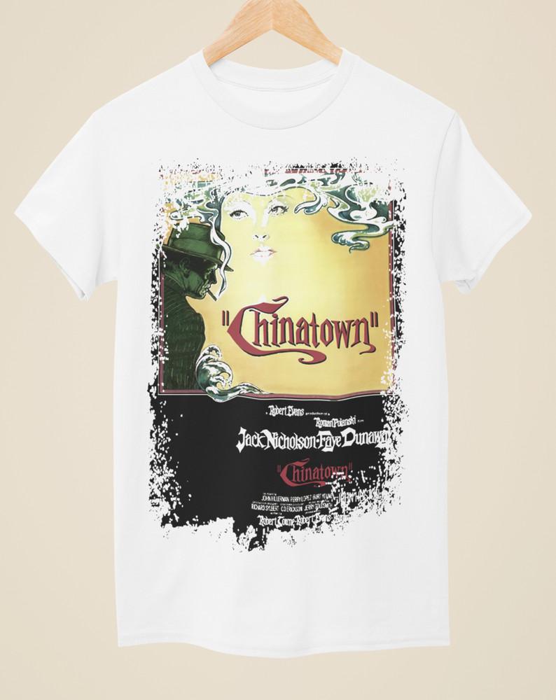 Chinatown - Movie Poster Inspired Unisex White T-Shirt Unisex T-Shirt S