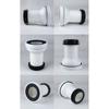 Toilet Extension Pipe Shifter with Reliable Performances Straight Pipe Connector for Bathroom Use Minimizes Leaks & Odor