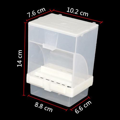Plastic Automatic Parrot Feeder Bird feeding box Bird cage accessories Prevention Splash Pigeon supplies feeder 1 Pc