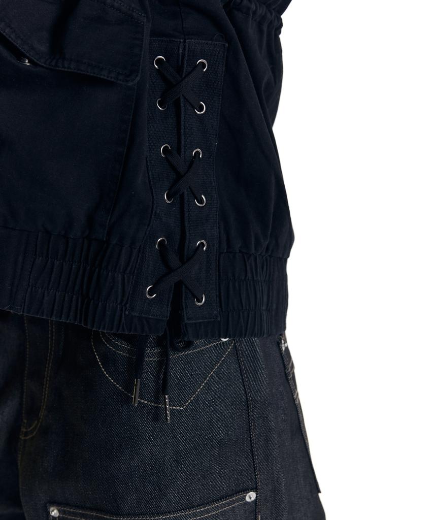 Aakam Nova Drawstring Field Jacket (Black)