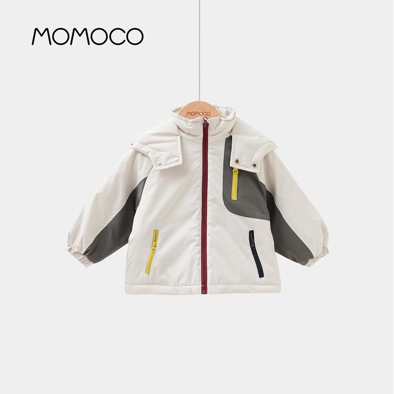 MOMOCO Boys Patchwork Hooded Winter Jacket 130