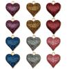 Mixed Drip Oil Heart-Shaped Pendant Charms - Handmade Necklace & Bracelet Accessories, Minimalist Style