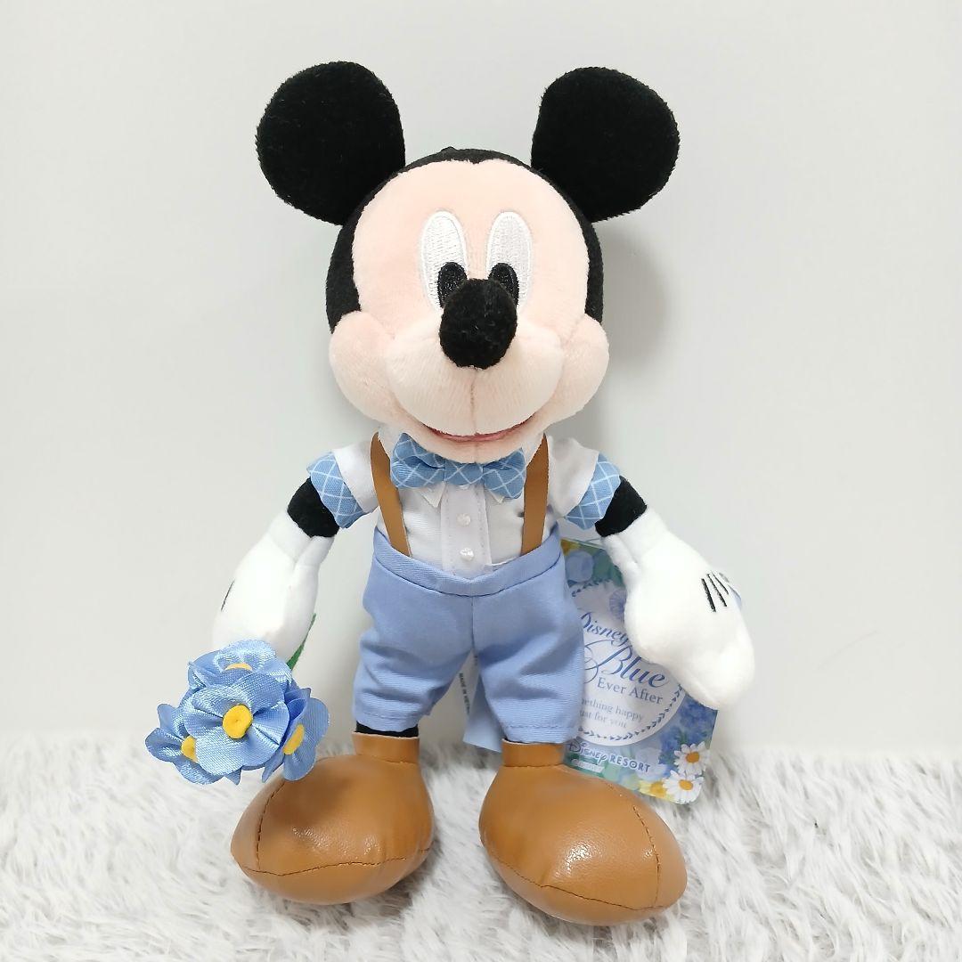 Mickey Plush Badge Blue Ever After