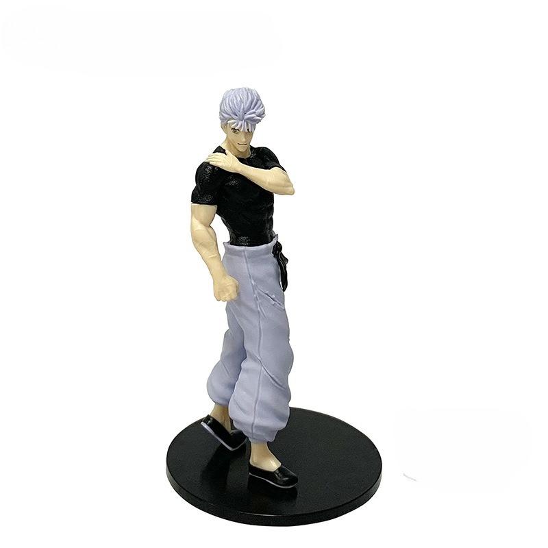 19CM Anime Jujutsu Kaisen Figure Season Satoru Gojo Awakening Flying Model Toy Collection PVC Action Figure Doll Halloween Gift