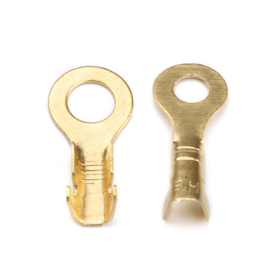 150Pcs Ring Type Brass Non-insulated Crimp Terminals Cable Wire Connectors Set