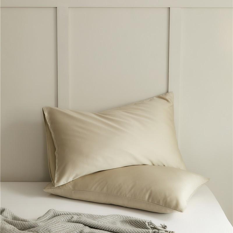 Leisel Tencel Pillowcase Single Pack - Single Pillowcase Solid Color Pillowcase Bedding Pillow Core Kit